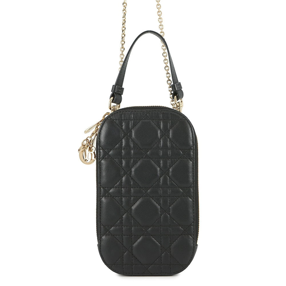 Christian Dior Phone Case Cannage Lady Callin Black